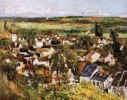 Paul Cezanne village panorama oil painting reproduction